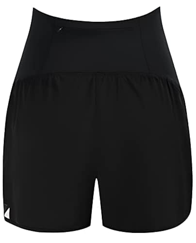 Women's Maternity Active Shorts Back Waist Invisible Zip Pocket
