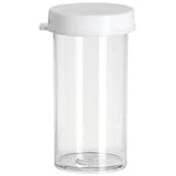 Plastic Snap Cap Vials : 9 Drams (1