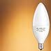 SHINE HAI Candelabra LED Bulbs 40W Equivalent, 2700K Warm White Decorative Candle Light Bulb E12 Base, B11 Led Light Bulbs, 120V 3 Years Warranty, Pack of 6