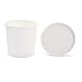 Juvale Disposable Soup & Ice Cream Containers with Lids - 12 oz White Paper, 50 Count - Disposable Bowls for Hot Soup & Ice Cream Cups with Lids - Microwave Safe To Go Containers