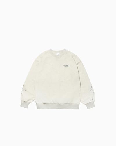 [コンバース] STAR PT SWEAT CREW TOP LADIES HEATHER OATMEAL L