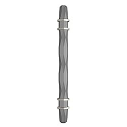 Amerock | Cabinet Pull | Black Chrome/Satin Nickel