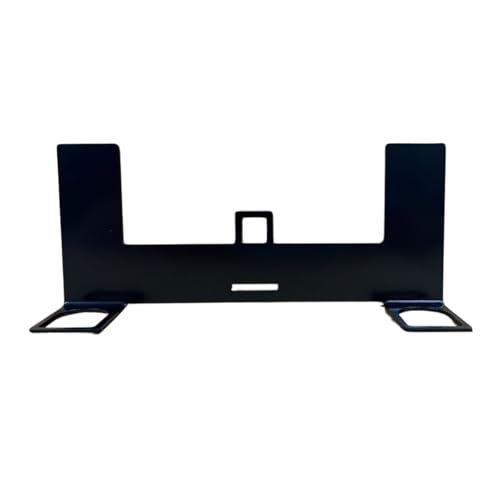 Suporte Adaptador ISOFIX Universal para Banco Traseiro, Aço Carbono 3mm, 13,5 x 33,5 x 7cm, Preto Premium