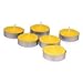 Waxations Citronella Summer Yellow 50 Pack Indoor/Outdoor Tealight Candles USA MADE
