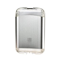 Umbra Men's Metallic Aluminum Bungee Cord Credit Card Case Wallet (Silver)