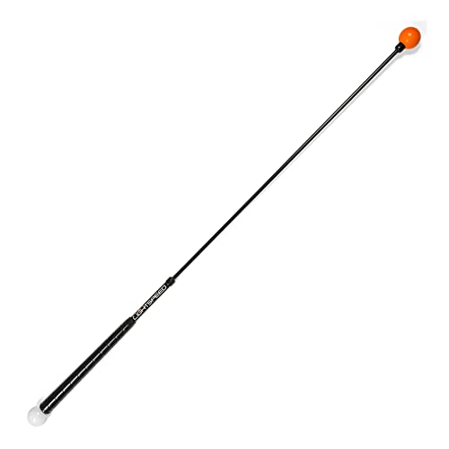 Orange Whip Lightspeed Golf Swing Trainer Aid Patented & Made in USA Speed Stick Improves Speed