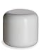 Nakpunar 12 Pcs, 2 Oz White Double Wall Plastic Jars with Dome Lid - Made in USA