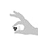 Cathedral Art Heart Visor Clip, Godmother, Model:KVC328