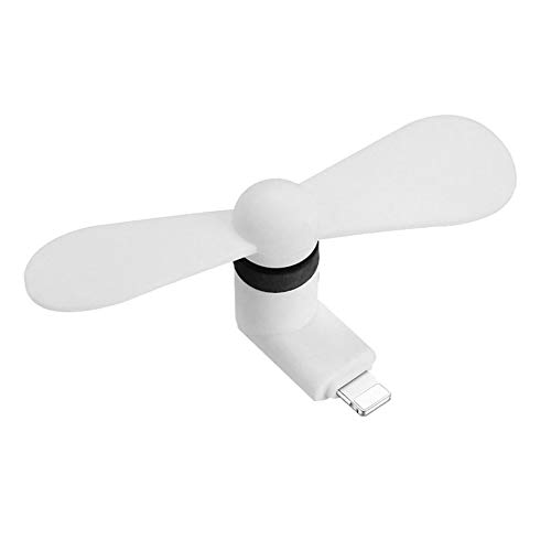 Mini Portable Lightweight USB Fan Plug & Play Sports Travel Camping Cooling Fan Phone Accessory Compatible for iPhone