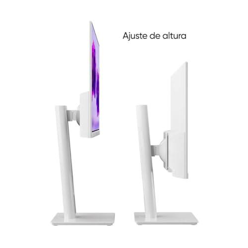 GET - Monitor Pivot Rotativo Vertical 23,8" Get IPS LED Full HD 7ms 120Hz Branco Design Fino