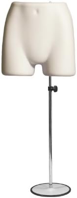 Panty Form Female, Black with Basic 36" Adjustable Stand
