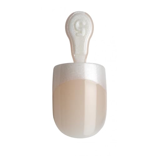 Kiss Everlasting French Nail Manicure, Chip-Free, Flexi-Fit Technology, Real Short, "String of Pearls", Nail Kit with Pink Nail Glue (Net Wt. 2g / 0.07oz), Mini File, Manicure Stick, and 28 Fake Nails - Image 5