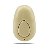 Bluetooth Headset, Wireless Invisible Mini Bluetooth Earpiece Earbud Earphone with Microphone Support Hands-free Calling for Iphone Samsung Galaxy LG and Most Smartphone (khaki)
