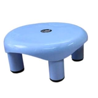 Chetan Plastic Strong Round Bathroom Stool (Multicolour)