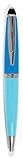 Xonex Tri-Tone Enamel Ball Point Pen, Twist Style, Xonex Refill #10031, 4-1/4 Inch, Sky/Blue (10783)