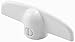 Prime-Line H 3715 3/8 In. White Tee Handle Casement Operator 2 Count (1 Pack)