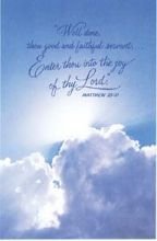 Bulletin: Funeral (Well Done Thou..) (Package of 100)