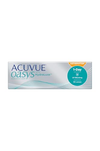 ACUVUE® OASYS 1-Day for ASTIGMATISM con tecnología HydraLuxe™ - Reemplazo Diario - protección UV - 30 lentes