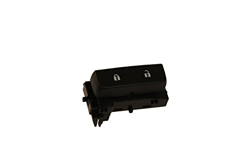 ACDelco 15804094 GM Original Equipment Black Single Door Lock Switch with Blue Backlighting