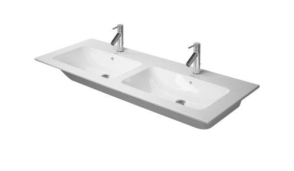 Duravit ME by Starck Furniture Lavabo Doble, 2x2 Agujeros ...