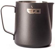 EDO Barista Black Milk Steaming Jug/Pitcher | 12oz / 350ml