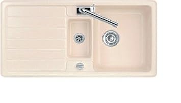 Keramikspüle "Delta 100" von Systemceram, Ablauf Handbetätigt, Campina