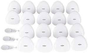 EUDEMON Three-Hole Socket Covers 18 Pack White Safety Outlet Plugs UK Three Pin