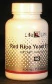 Red Rice Yeast Extract 600mg LifeLink 120 Caps