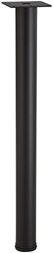34 1/2" Hafele Table Legs Set of 4, Steel, Black - Thumbnail 2
