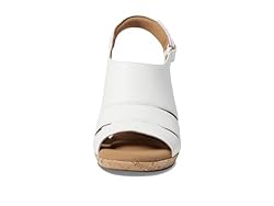 Rockport Women's Briah Sling Wedge Sandal, White