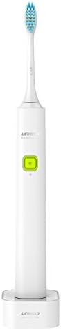 Lebond Sonic Electric Rechargeable Toothbrush MA Series,Mute waterproof, soft bristle effectively white , remove plaque (White)