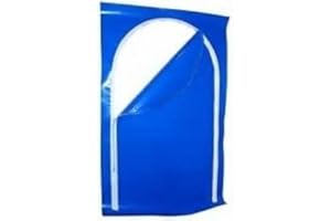Mr. Shrinkwrap 36inches x 72inches - Blue - Zipper Door for Shrink Wrap Project Access