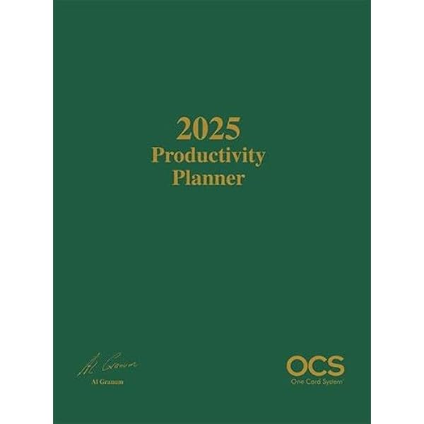 2025 Productivity Planner: Granum, Al: 9781588528797: Amazon.com