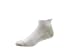 Aetrex Copper Athletic Low Cut Sock, White, Large