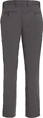 Core Denton 1985 Pima Cotton Chino Calças Masculinas, Cinzento (Freixo Escuro), 33W/30L