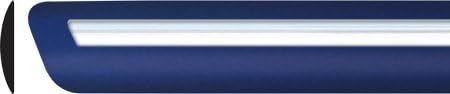 California Dream Compatible with: 2009-2019 Dodge Ram Regular Cab Painted Body Side Molding 4pc Set (1.25" Angle Tip w/Chrome)