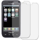 MYBAT SAMI500LCDSCPRTW LCD Screen Protector for Samsung Fascinate i500 - Retail Packaging - Twin Pack