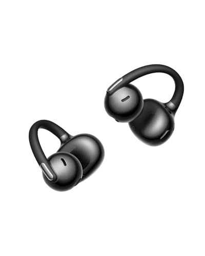 Baseus Bowie MC2 Air Open Ear Headphones, Clip-On Earbuds with CloudComfort, Bluetooth 6.0, SuperBass 2.0, 4 AI Microphones for Clear Calls, 40 Hours Battery Life, IP67, Only 4.9 g Lightweight