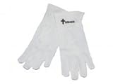 Swanson Christian Supply 150424 Gloves Usher With Cross White Cotton Small