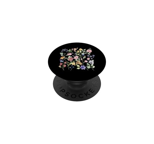 Blooming Flower Floral Summer Wildflower Lover Gift Women PopSockets Adhesive P…