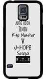 OVOSTOR ART MY MARKET Kpop BTS Bangtan Boys Black Rubber Soft Case For Samsung Galaxy S5 Case