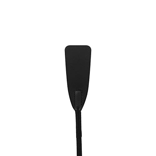 SCARLET KITTEN Riding Crop Horse Whip Spanking with Leather Slapper Jump Bat (Black)