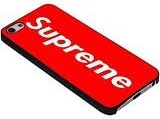 Supreme Red White for Iphone Case (iPhone 6 black)
