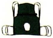 Hoyer One Piece Commode Sling - with Positioning Strap - Size Medium