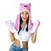 Funnie - Unisex Plush Animals Winter Hat Cap - Costume Scarf - Size Fits All