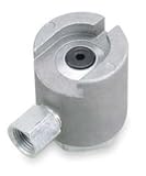 Westward 3APG5 Button Head Coupler, Fitting End 7/8 In