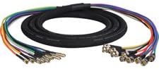 3G SDI 10 Channel DIN1.0/2.3 to BNC Video Adapter Snake w/VS10230 3 Ft