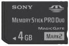 Sony 4GB Memory Stick PRO Duo Mark 2 Flash Memory Card Adapter Included view 3