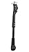Lumintrail Heavy Duty Center Mount Adjustable Height Aluminum Alloy Non-Slip Bicycle Kickstand for Bikes 24”-28”