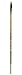 da Vinci Watercolor Series 418 Petit Gris Pur Paint Brush, Wash/Mop Pure Russian Blue Squirrel, Size 2/0